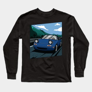 Blue miata na Long Sleeve T-Shirt